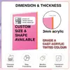 Tinted Acrylic Sheet 3mm (Custom Cut) view 2
