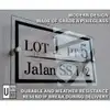 Custom 3D Acrylic House Number Plate view 2