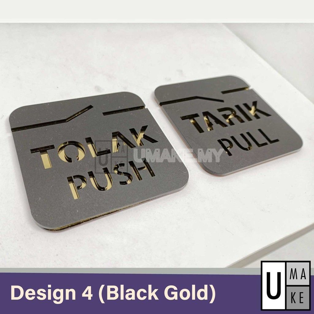 Premium Push Pull Door Sign