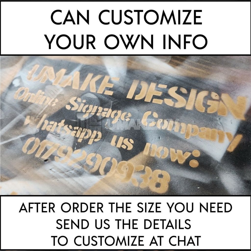 Reusable Spray Paint Stencil Board