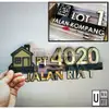 3D Layered Acrylic House Number Plate view 2