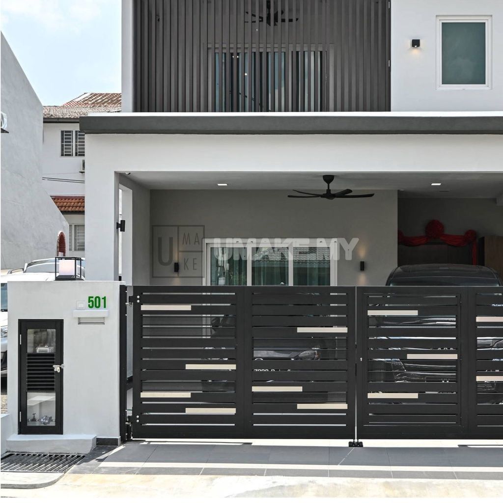 Green Acrylic House Number Digit