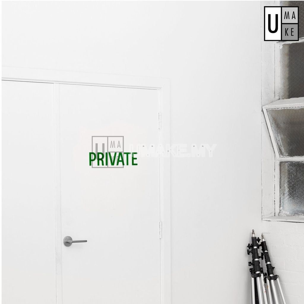 Green Acrylic House Number Digit