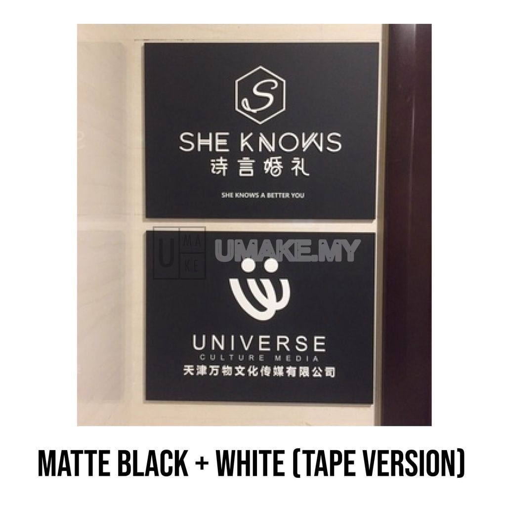 Custom 3D Acrylic Company Sign