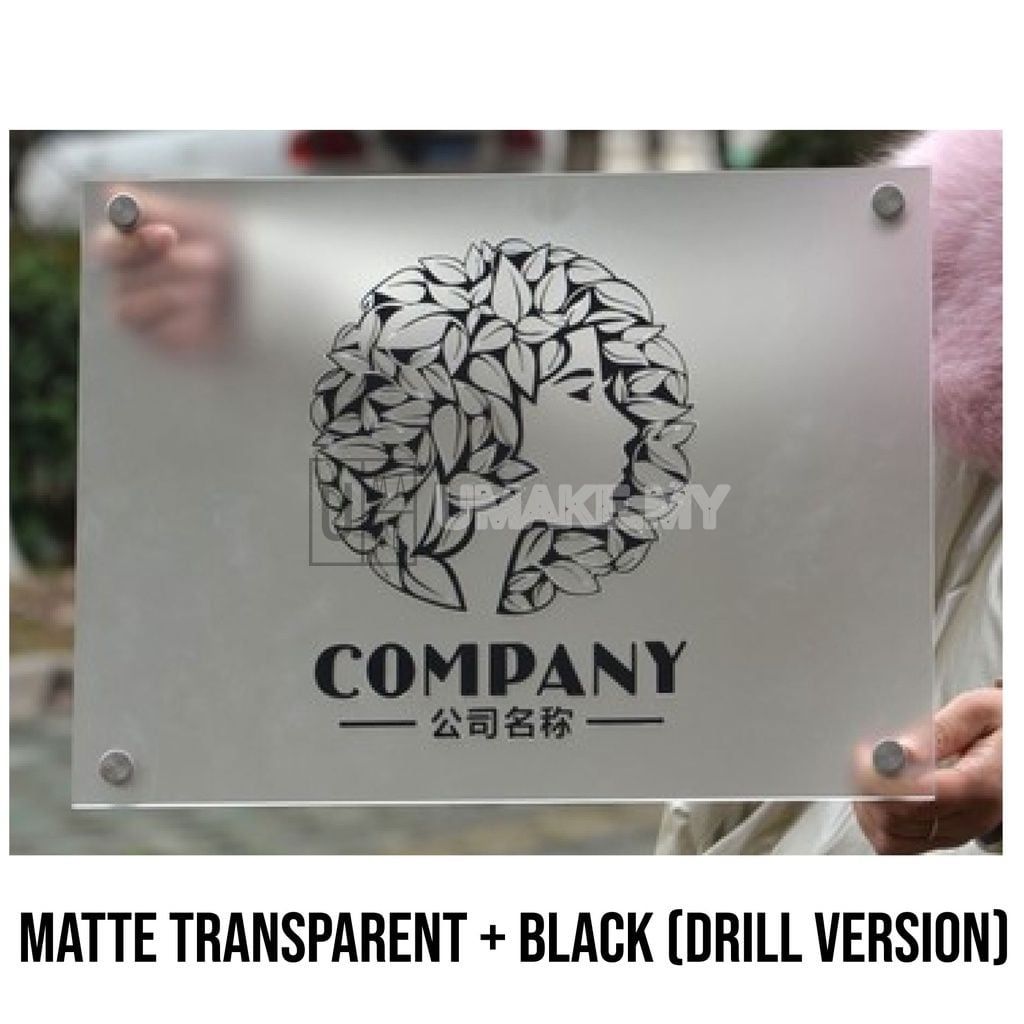 Custom 3D Acrylic Company Sign