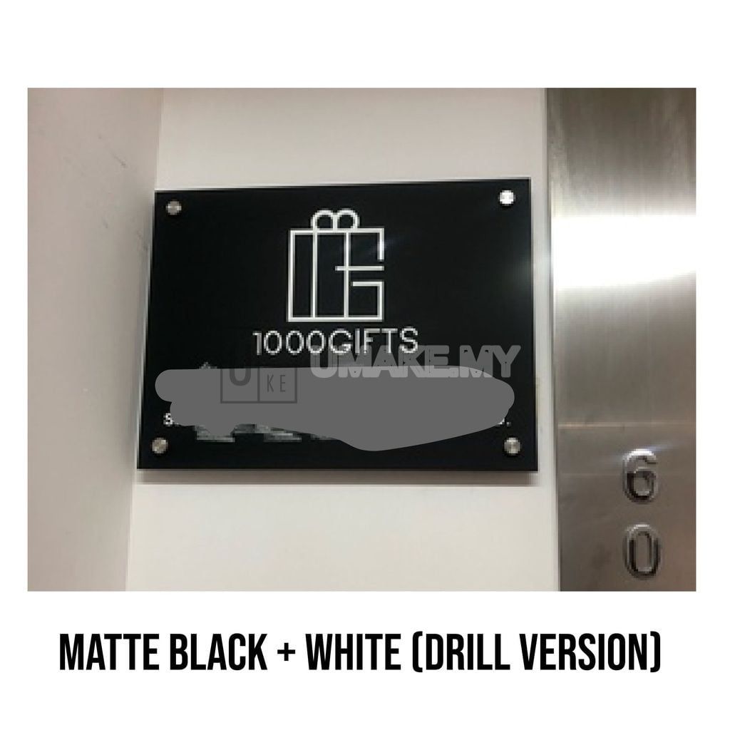 Custom 3D Acrylic Company Sign