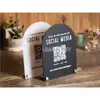 Custom QR Code Social Media Sign view 2