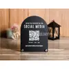 Custom QR Code Social Media Sign view 3