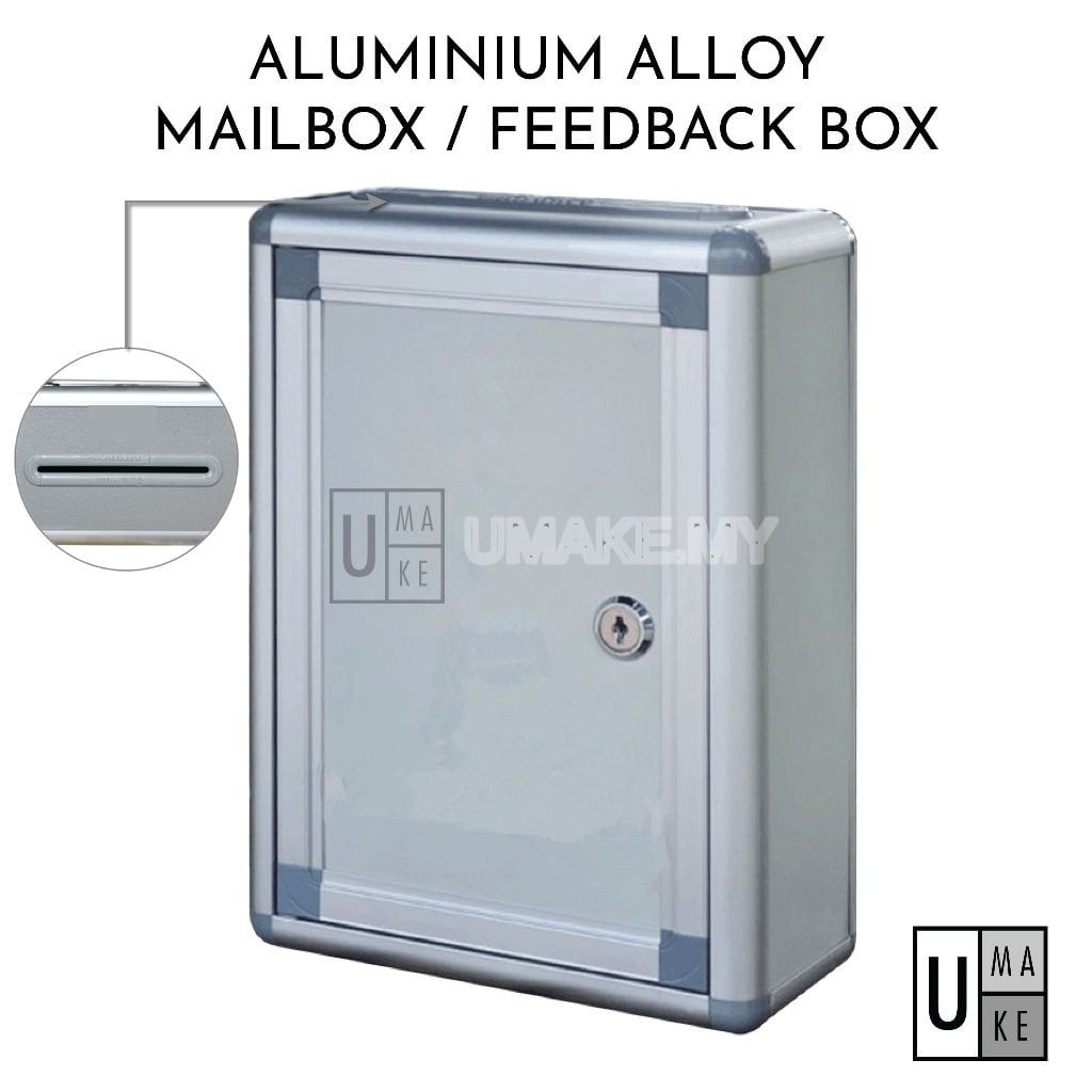 Aluminium Wall-Mounted Mailbox