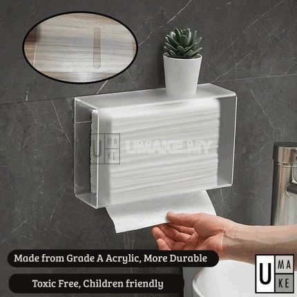 Acrylic Toilet Tissue Roll Holder