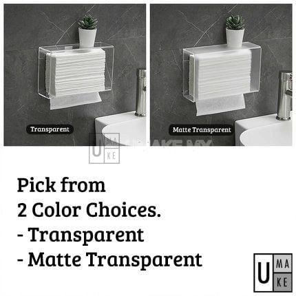 Acrylic Toilet Tissue Roll Holder