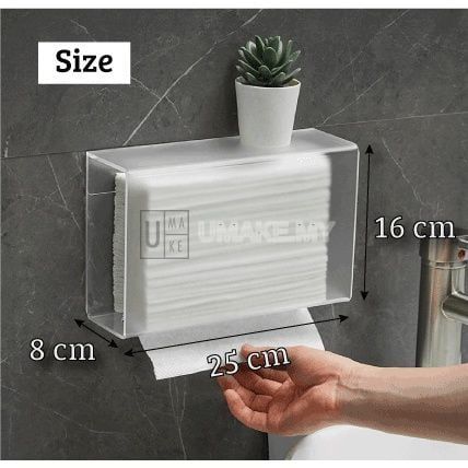 Acrylic Toilet Tissue Roll Holder
