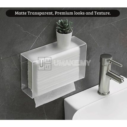 Acrylic Toilet Tissue Roll Holder
