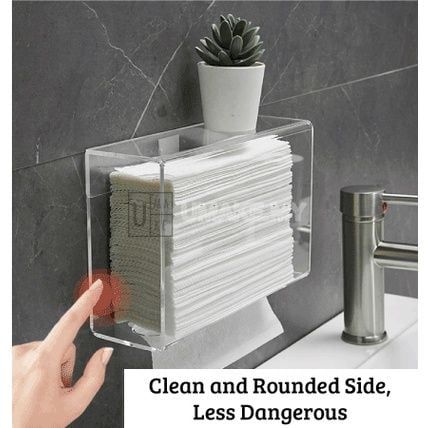 Acrylic Toilet Tissue Roll Holder