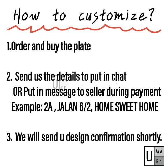 Outdoor Solid Wood House Number Plate