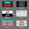 Printed Open/Close Sign (Neon Effect) view 3
