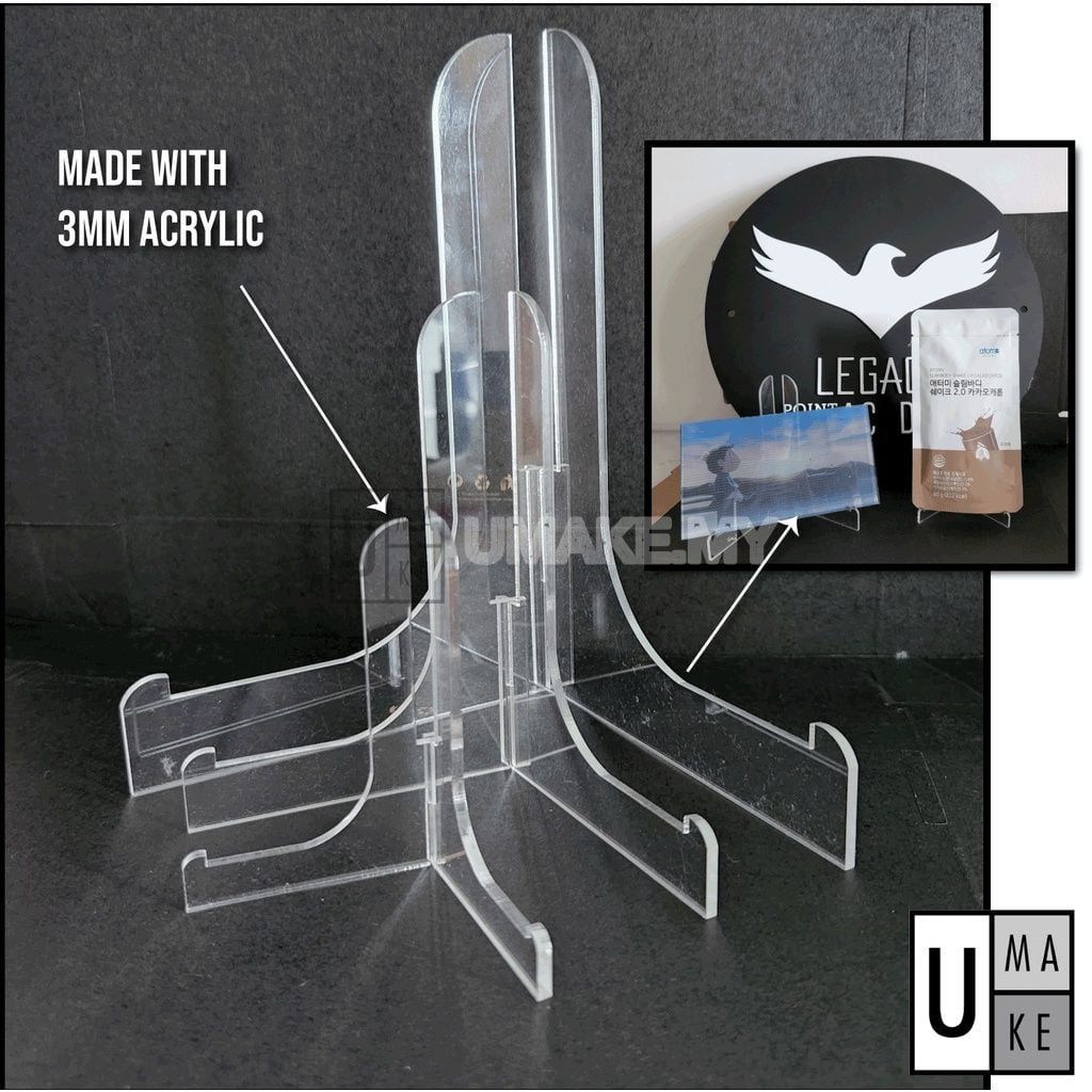 Transparent Acrylic Easel Stand