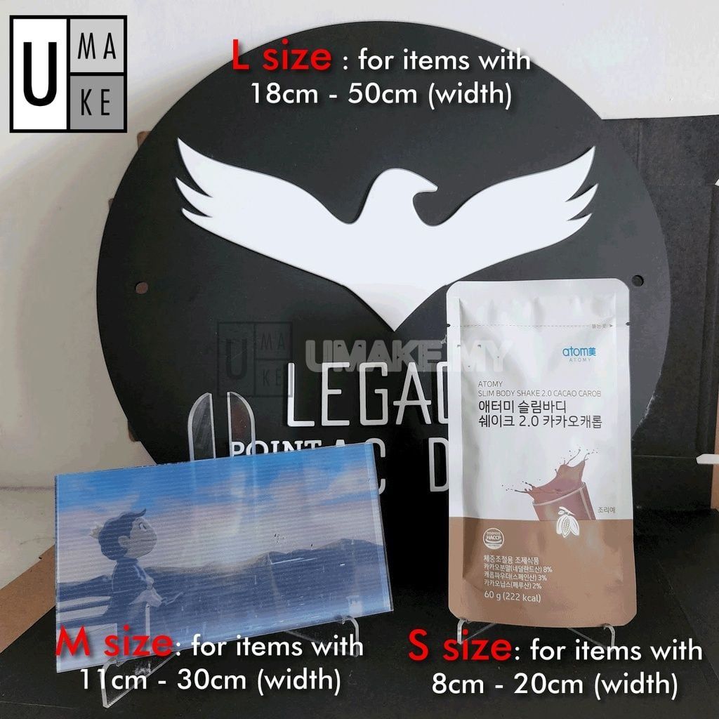 Transparent Acrylic Easel Stand