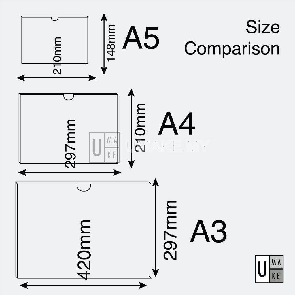 Acrylic Wall Display Frame (Slot-In)