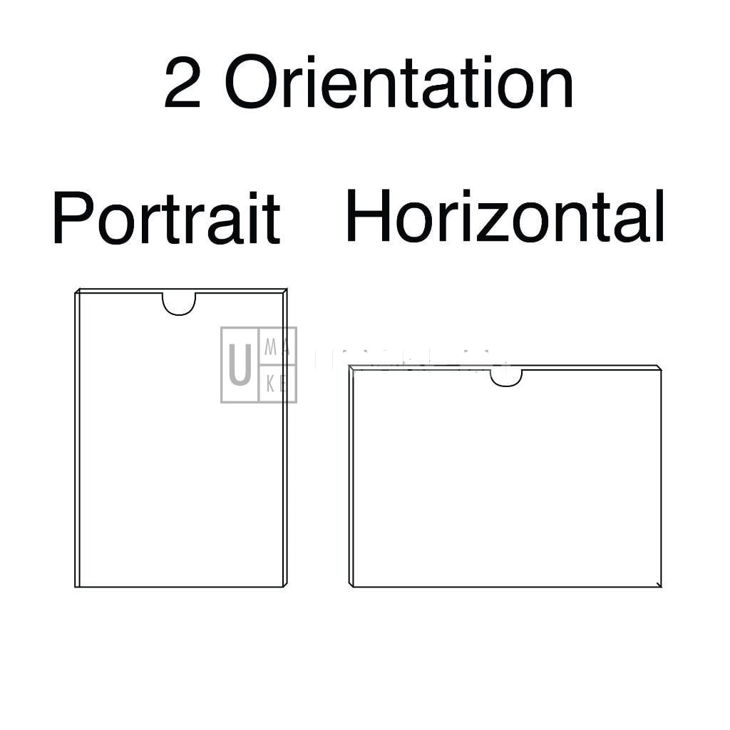 Acrylic Wall Display Frame (Slot-In)