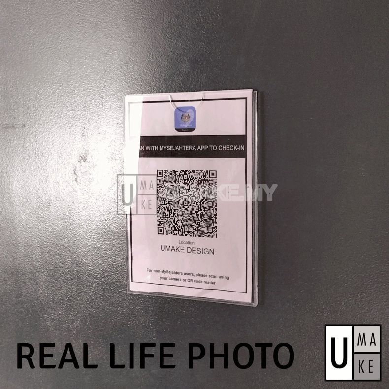 Acrylic Wall Display Frame (Slot-In)