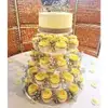 4-Tier Acrylic Round Cake Stand view 2