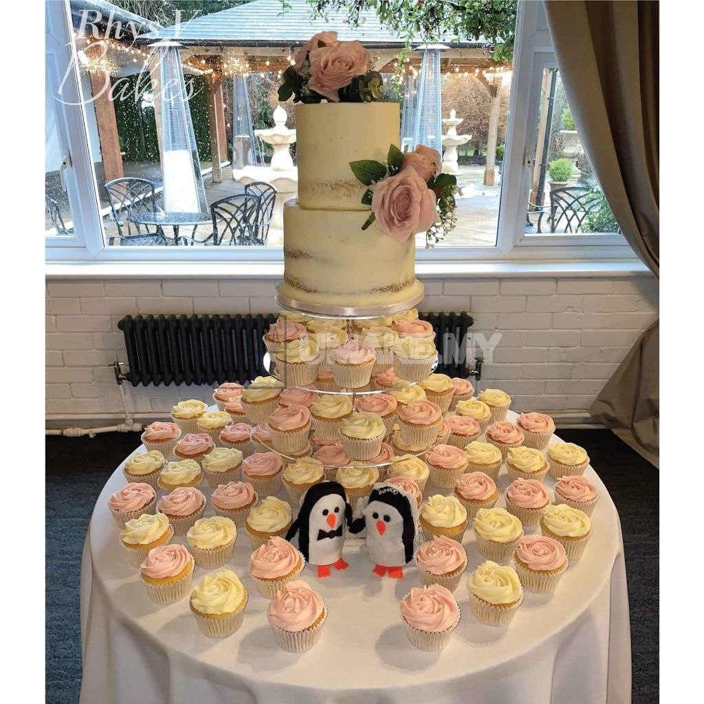 4-Tier Acrylic Round Cake Stand