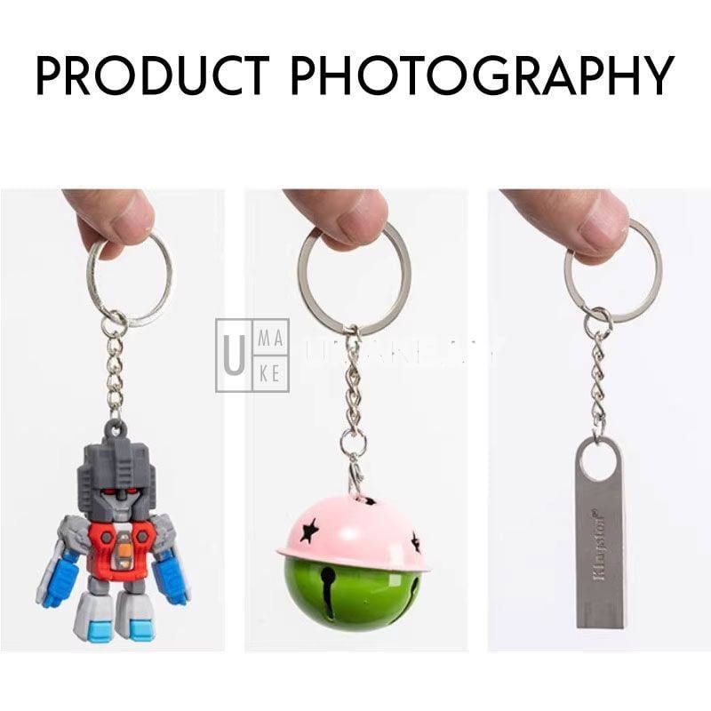 Keychain Ring with Jump Ring (30mm)