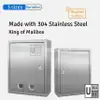 304 Stainless Steel Letterbox with Lock view 1