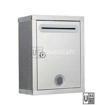 304 Stainless Steel Letterbox with Lock