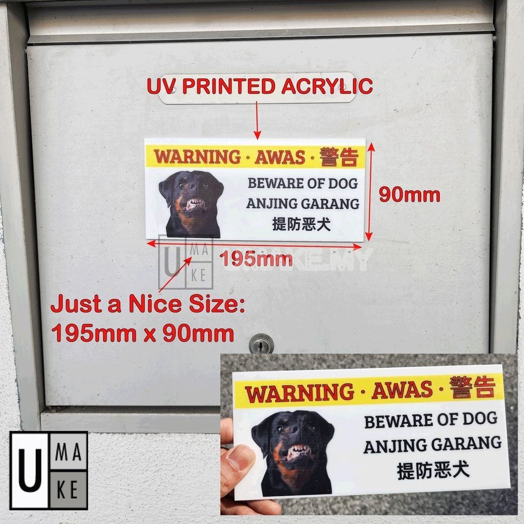 Beware of Dog Warning Sign