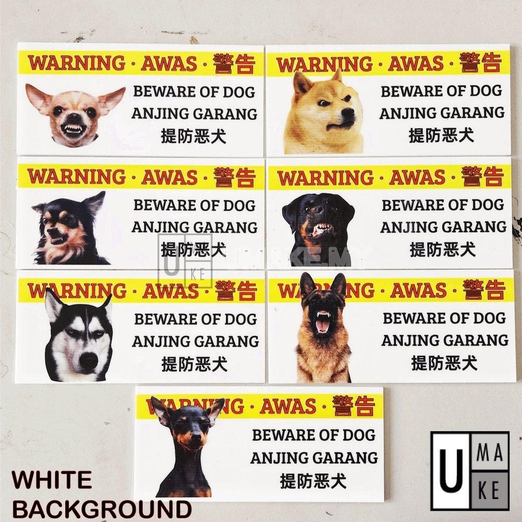 Beware of Dog Warning Sign