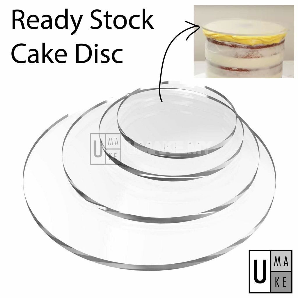 Acrylic Cake Frosting Disc Set