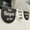 Acrylic Counter Direction Sign view 2
