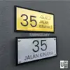 Electroplated Acrylic House Number Plate view 2