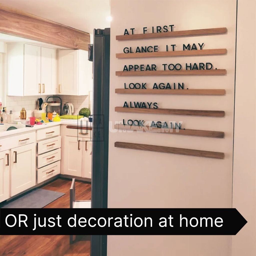 Interchangeable Acrylic Letter Menu Board