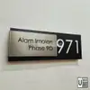Custom 3D Stainless Steel House Number Plate view 2