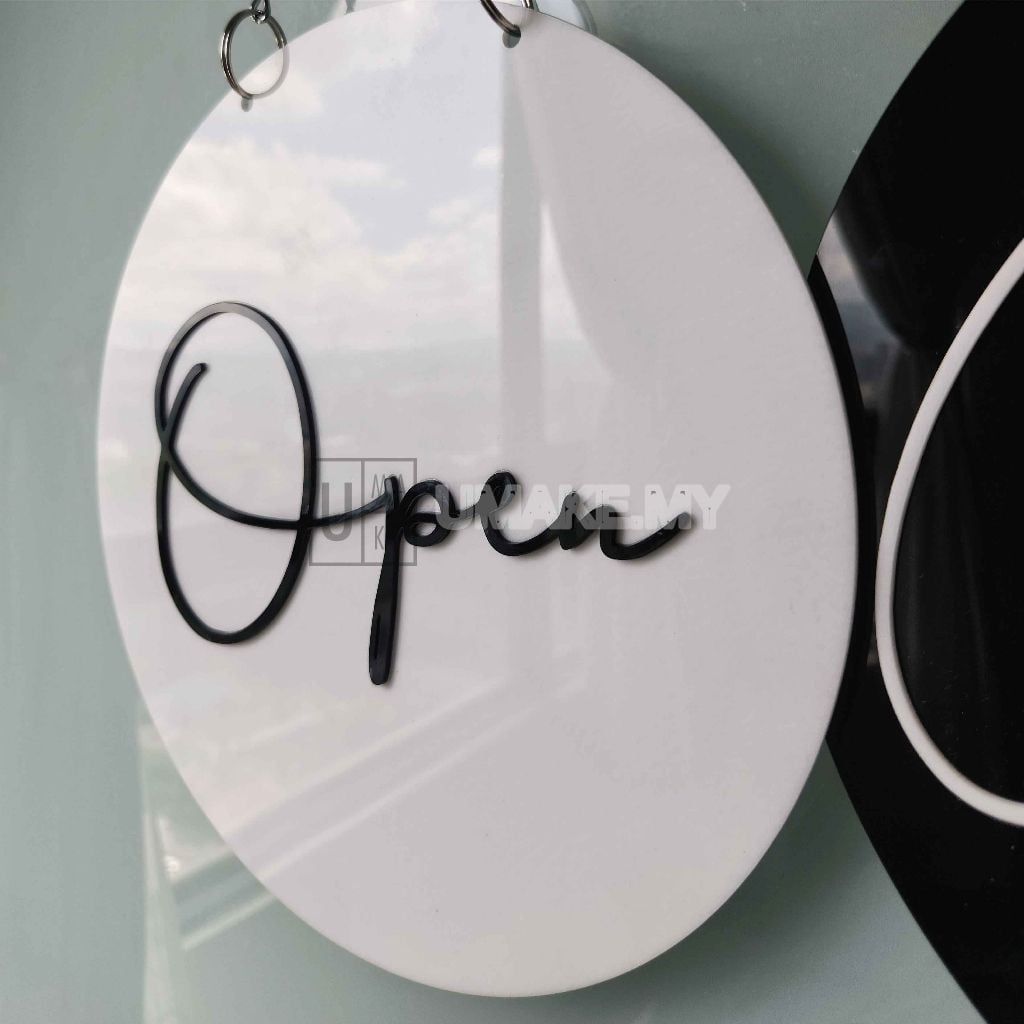 Acrylic Open/Closed Double-Sided Sign