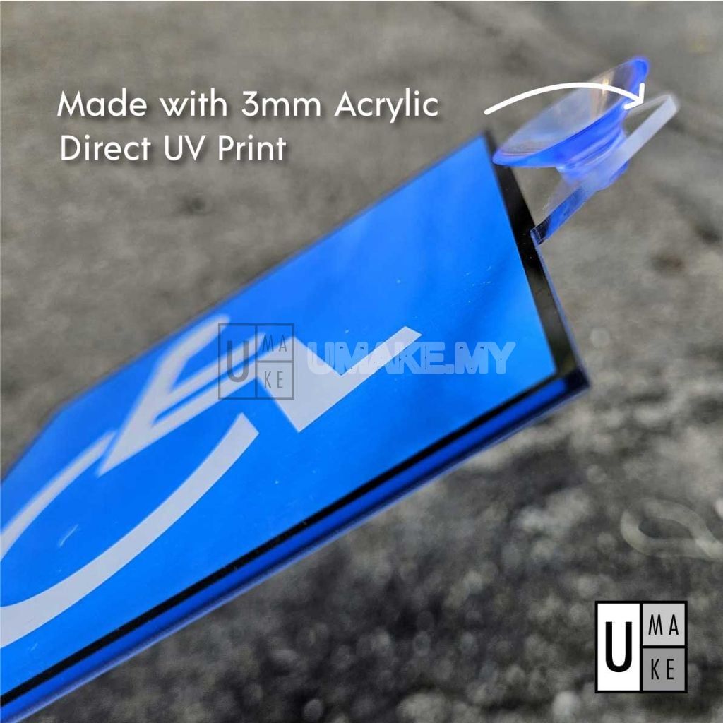 Acrylic OKU In-Car Sign with Suction Cup (2pcs)