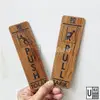 Push Pull Door Sign Pair (Wood Acrylic) view 2