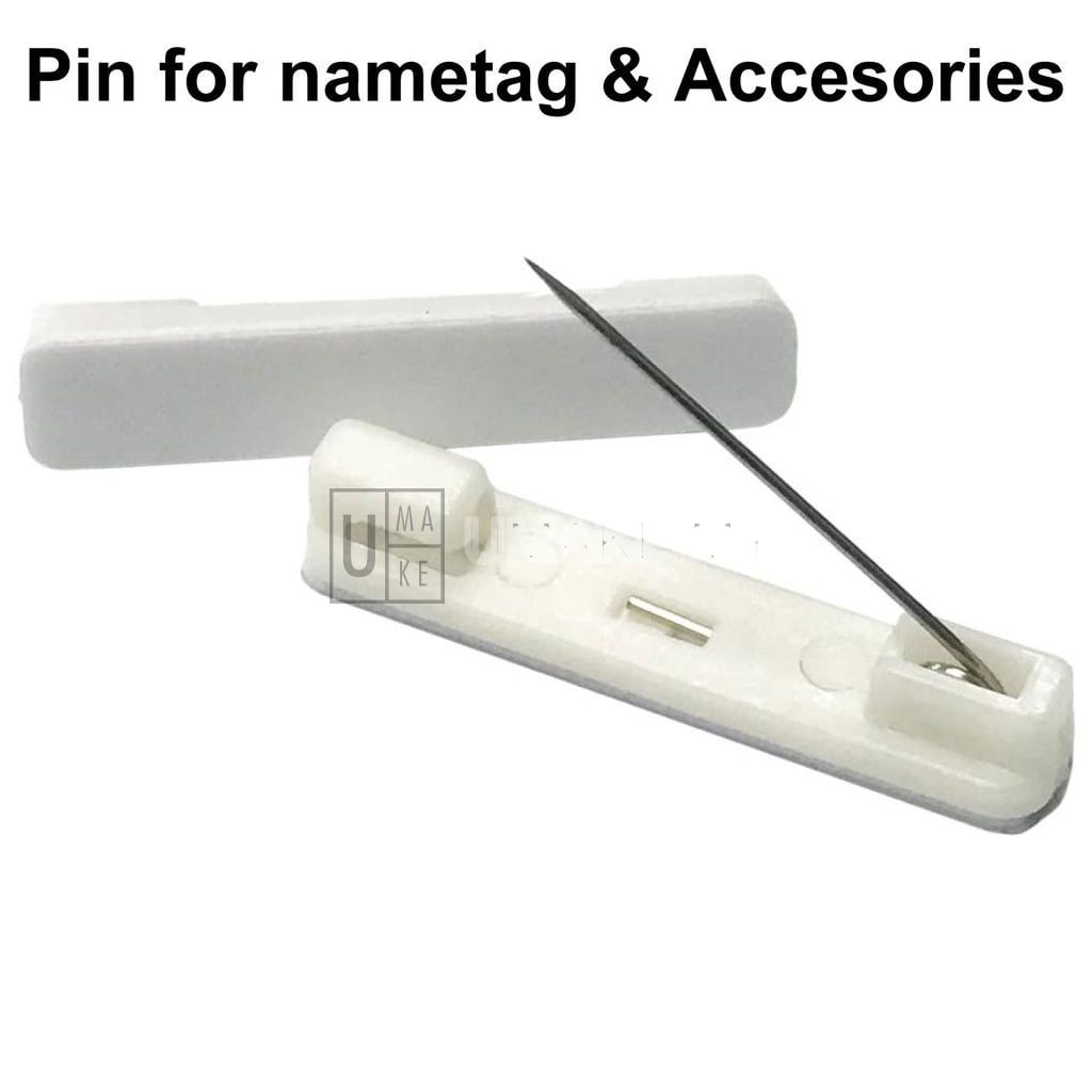 Name Tag Pin Back (Single, No Tape)