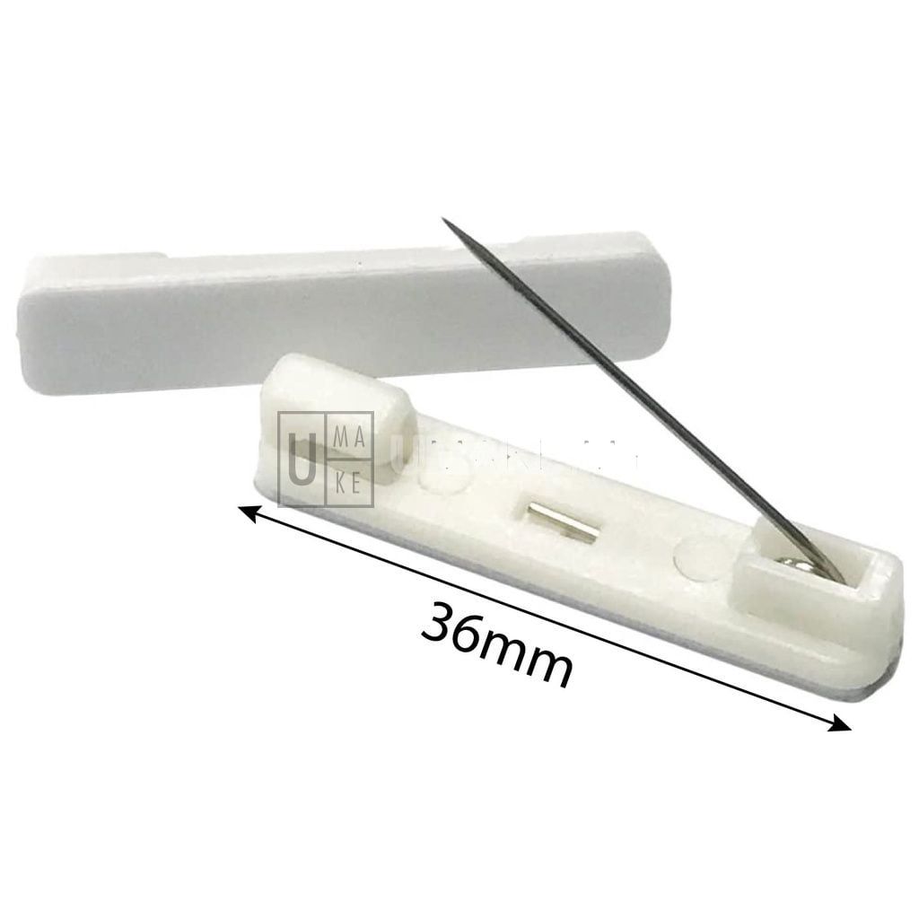 Name Tag Pin Back (Single, No Tape)