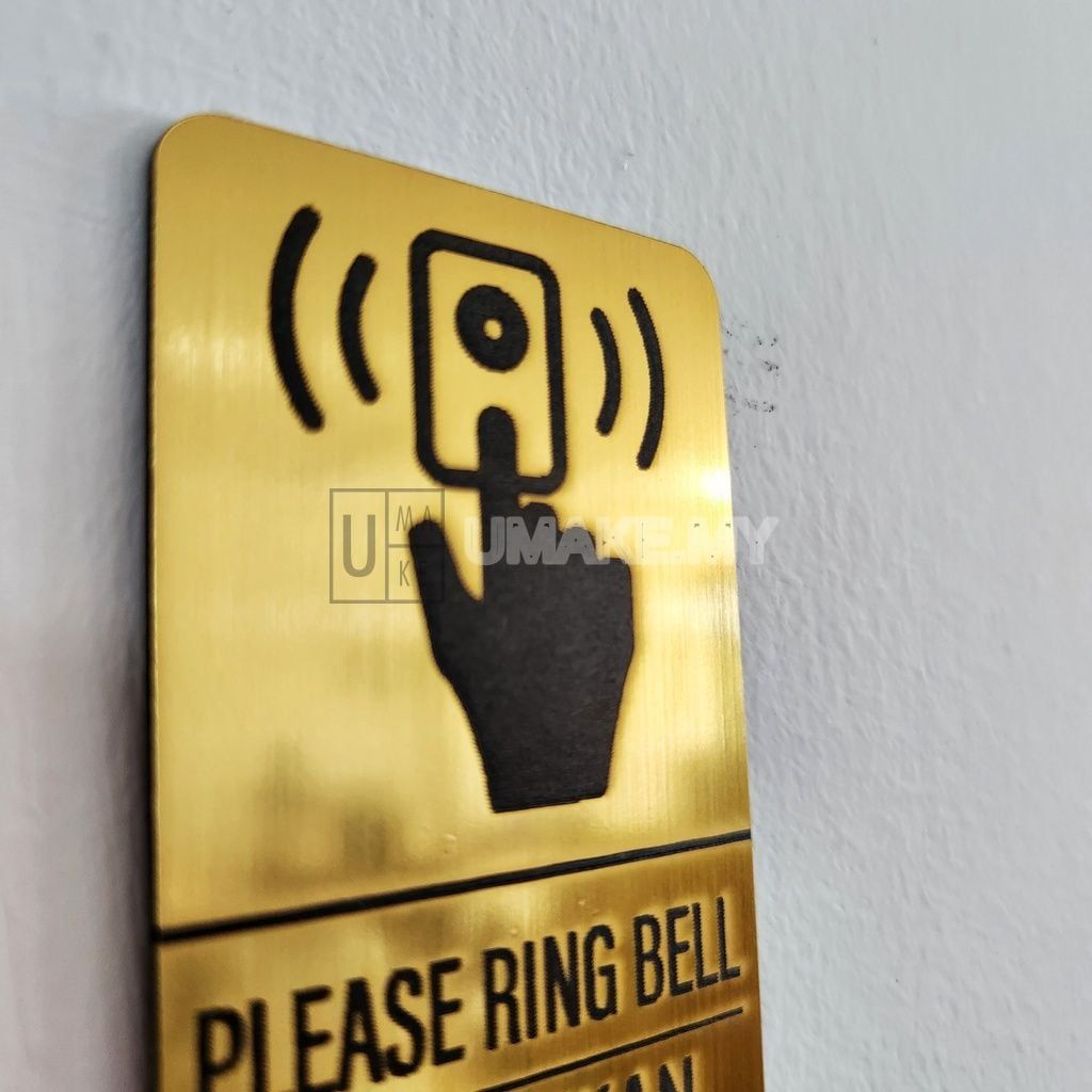 Please Ring the Bell Door Sign
