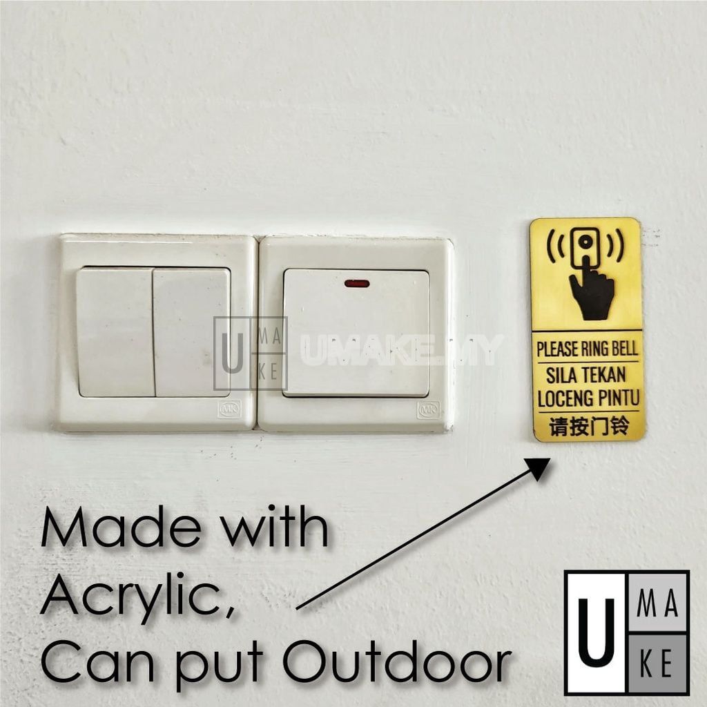 Please Ring the Bell Door Sign