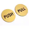Gold/Silver Push Pull Door Sign Set view 3