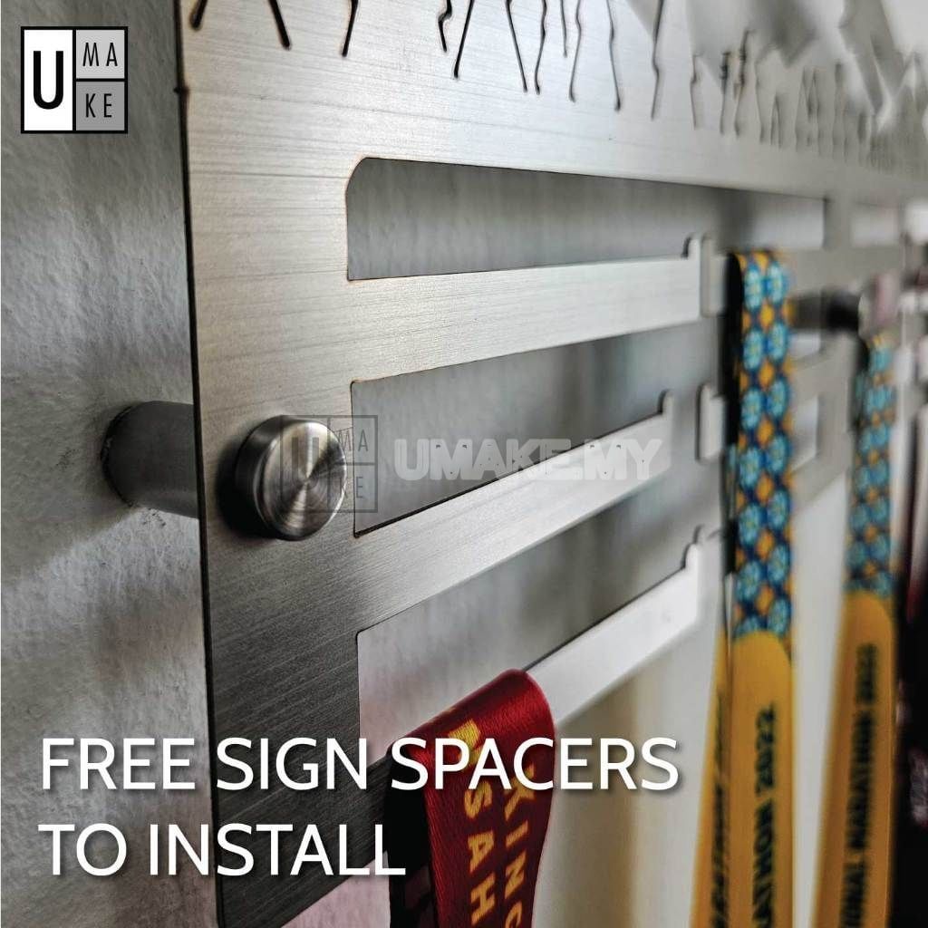 3-Tier Stainless Steel Medal Hanger