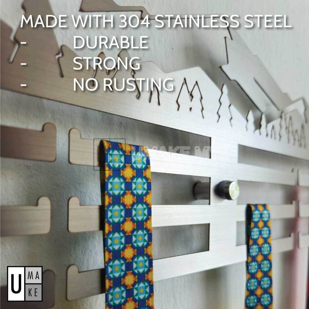 3-Tier Stainless Steel Medal Hanger