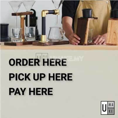 Minimalist 3D Letter Counter Sign