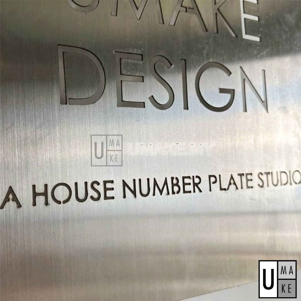 Custom Stainless Steel Business Signboard