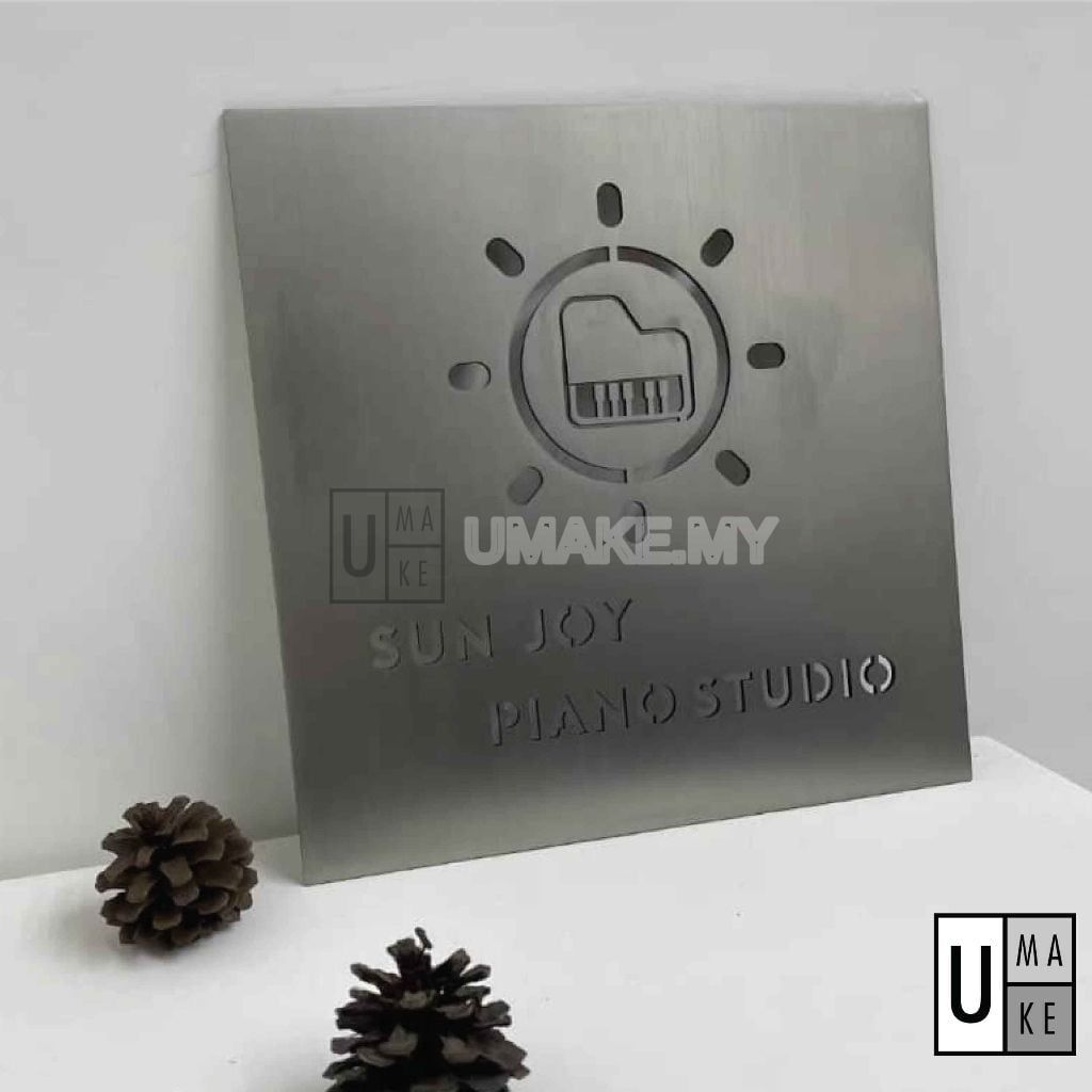 Custom Stainless Steel Business Signboard